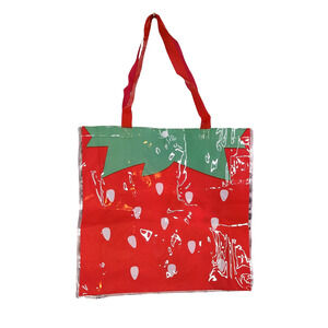 NWT Large Vinyl Transparent Strawberry Fruit Tote Bag Spring Summer Fruitcore